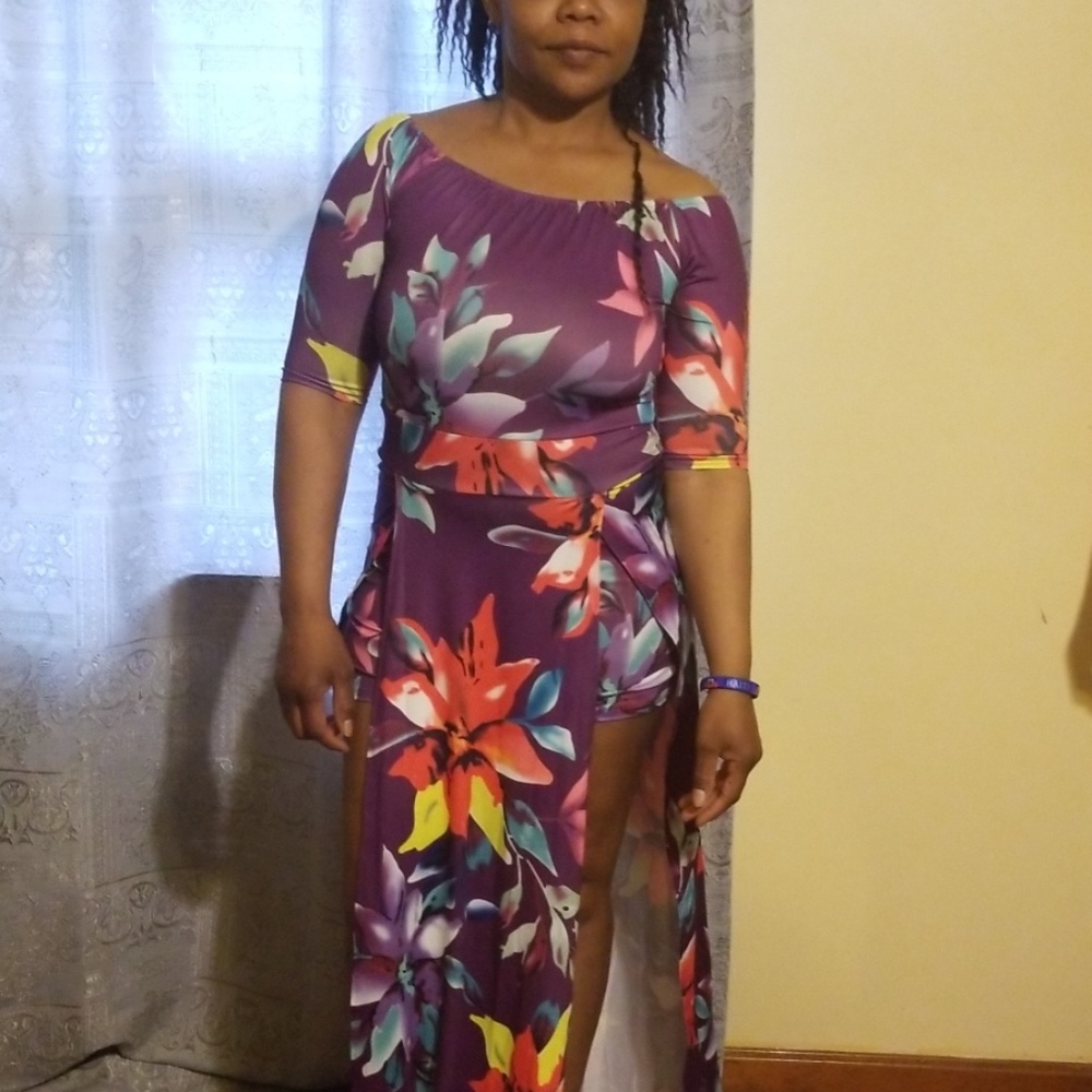 Boho chic sexy summer plus long casual Maxi dress - Picture 6 of 8